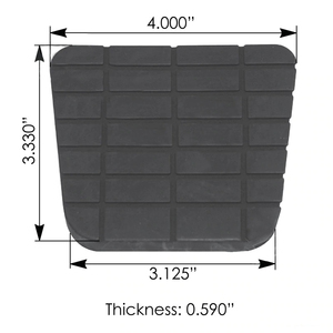 Haute qualité OEM ODM moule plat <span class=keywords><strong>Auto</strong></span> voiture frein pédale Pad protection en caoutchouc couverture pédale - Product Image 2