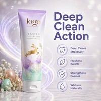 Dentifrice certifié FDA CE Halal, formule personnalisée, marque privée, usine de soins bucco-dentaires, prêt pour l'exportation sur le marché mondial, fabricant en gros