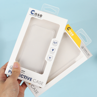Boîtes d'emballage universelles en papier recyclable pour téléphones, avec logo personnalisé en relief et couleur personnalisée, pour petites entreprises