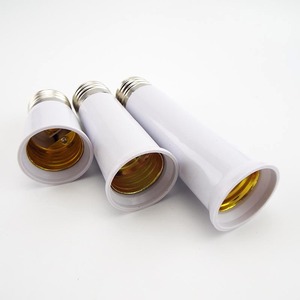 Extensor <span class=keywords><strong>de</strong></span> Base <span class=keywords><strong>de</strong></span> Lámpara E27 <span class=keywords><strong>de</strong></span> Plástico <span class=keywords><strong>de</strong></span> 65mm, 95mm, 120mm, Adaptador <span class=keywords><strong>de</strong></span> Enchufe, <span class=keywords><strong>Convertidor</strong></span> <span class=keywords><strong>de</strong></span> Luz LED - Product Image 1