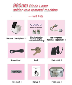 Appareil de physiothérapie laser pour les mycoses vasculaires <span class=keywords><strong>et</strong></span> des ongles, traitement laser des varices en clinique, technologie laser diode - Product Image 5