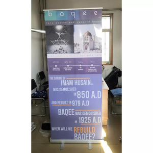 Hot bán 80x200 tiêu chuẩn có thể thu vào pop-up biểu ngữ đứng in kỹ thuật số quảng cáo hiển thị Hot <span class=keywords><strong>Roll</strong></span>-up pull-up biểu ngữ - Product Image 4