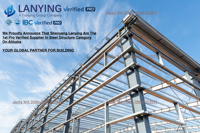 Panneau sandwich en polyuréthane Revêtement Cadre métallique préfabriqué Hangar de stockage Entrepôt Structure en acier Atelier de construction