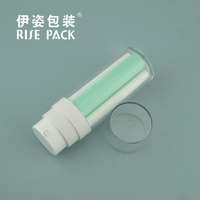 Bouteille à Double chambre, 6 pièces, Tubes PETG de 10ml + 30ml, pour Lotion de sérum Facial, à Double effet, extrait pour les yeux