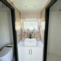 JJM Luxury Maison mobile préfabriquée moderne à 2 chambres, type capsule spatiale, pour usage hôtelier, structure en acier galvanisé, durée de vie de 20 à 30 ans