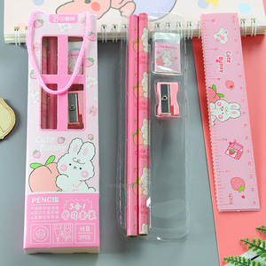 Premio di apertura della stagione della laurea Set di cancelleria tenuto in mano confezione regalo studente regalo di compleanno per bambini cancelleria Set da 5 pezzi - Product Image 6
