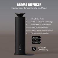 Diffuseur d'huiles essentielles portable sans eau, aromathérapie, anti-fuite d'eau, ultrasonique, pour la maison