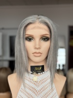 Perruques en cheveux humains SHY Medical 2026, entièrement nouées à la main, densité naturelle, bonnet respirant, remplacement capillaire pour femmes, fabricant