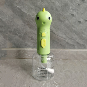 Générateur de mousse de shampoing pour animaux de compagnie en forme de dinosaure, buse électrique pour chien, réutilisable, ABS, silicone, capacité de 350 ml - Product Image 3