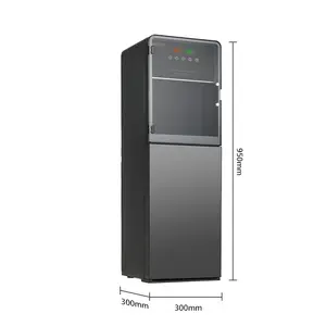 Imrita dispensador de água quente e fria, dispensador de 5 temperaturas para refrigeração com refrigerador