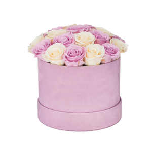 Caja de embalaje personalizada para regalo, rosa, terciopelo, flores, flores - Product Image 4