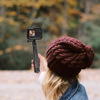 Cage magnétique à dégagement rapide en alliage d'aluminium avec cadre de protection pour GoPro Hero 13 12 11 10 9 Caméras d'action