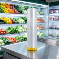 Película de PVC imprimible de marca privada para alimentos, de calidad alimentaria, para supermercados, hoteles, cocinas comerciales.