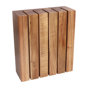 Organizzatore di coltelli in legno di Acacia inserto per <span class=keywords><strong>cassetto</strong></span> <span class=keywords><strong>portacoltelli</strong></span> set di coltelli <span class=keywords><strong>da</strong></span> 5 pezzi blocco di legno - Product Image 3