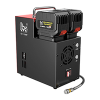 Batterie au lithium portable GX-E-L3 18V 4500psi avec dispositif d'arrêt automatique sans huile loe bruit compresseur d'air pcp haute pression