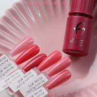 Nouvelle conception 2026 – Kit de vernis à ongles gel couleur OEM à marque privée pour le nail art – Ensemble complet de vernis gel pour ongles OEM avec votre logo