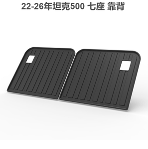 พรมปูพื้นรถยนต์ TPE สำหรับรถยนต์ Tank <span class=keywords><strong>500</strong></span> รุ่นปี 2022-2025 (7 ที่นั่ง, เครื่องยนต์เบนซิน) รุ่นพวงมาลัยซ้าย - Product Image 3