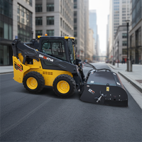 Chargeuse compacte sur chenilles Shantui SSL75V-M |   Chargeuse sur pneus Kubota Diesel 75 CV |   Capacité de 2,5 tonnes |   Godet hydraulique |   Chine