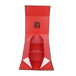 Folding Foldable Collapsible Magnetic Rigid Art <b>Paper</b> Mailer Gift Box Flat <b>Pack</b> Recyclable Feed Packaging Custom Logo - Product Image 2