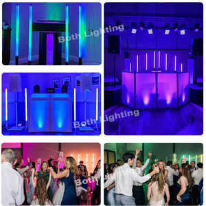 Entrepôts européens : 360 tubes <span class=keywords><strong>LED</strong></span> Pixel 4 pièces avec sac, éclairage <span class=keywords><strong>LED</strong></span> IP65, <span class=keywords><strong>tube</strong></span> <span class=keywords><strong>LED</strong></span> couleur pleine, DMX sans fil, lumière DJ pour événements et mariages - Product Image 5