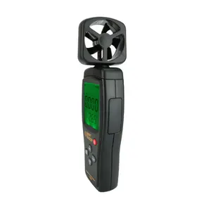 SMART SENSOR AS806ดิจิตอลเครื่องวัดความเร็วลม0-45เมตร/วินาที Wind Speed Meter Tachometer ข้อมูล LCD Backlight Air วัด