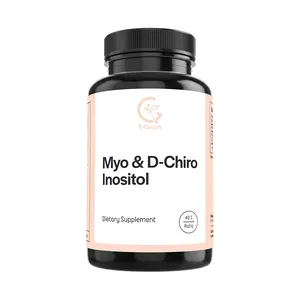 Myo-Inositol & D-Chiro Inositol Blend Capsule 30-Day Supply Most Beneficial 40:1 Ratio Hormonal Balance customization OEM