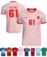 Maillot de football pour enfants avec noms, numéros et écussons personnalisés, fabricant OEM, vente en gros