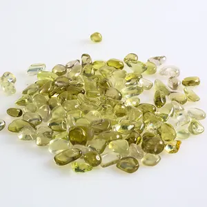 Wholesale high quality healing tumbled stones Natural brazil citrine crystal for decoration