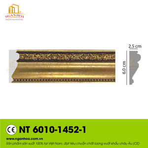 ขายส่งจากโรงงาน บัวผนังกันน้ำลายไม้ PS โพลีสไตรีน สำหรับตกแต่งภายในอาคาร - Product Image 3