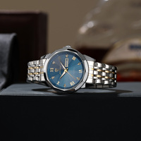 Montre pour homme Gohuos 8811, marque de mode originale, quartz, étanche, lumineuse, en acier inoxydable, avec calendrier, boîte