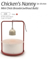 159 Type de boule mangeoire et buveur Mini poussin couveuse volaille métal poulet nounou pour 30 poussins