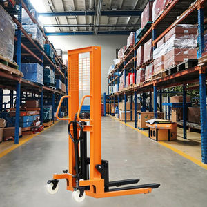 Apilador Manual de Palés de Acero, Autocargable, con Gato Hidráulico, Motor de Corriente Continua, Capacidad de 2 Toneladas, para Industrias de Construcción - Product Image 1