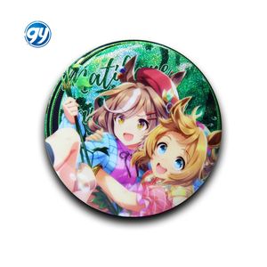 Uuma สินค้าอนิเมะ musleed ใหม่เข็มกลัดเข็มกลัดสัญลักษณ์สองชั้นลาย Suga Tokai teio แบบเงียบสำหรับคอลเลกชั่นแฟนๆแข่งรถ - Product Image 5