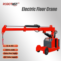 Mini-grue électrique portable automatique pliable 2T pour levage de moteurs et roulements, portée 3,5m/5m