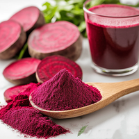 Pigment alimentaire Soluble dans l'eau racine de betterave poudre rouge E30 E40 E50 poudre de betterave rouge organique