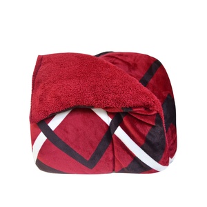 Juego <span class=keywords><strong>de</strong></span> <span class=keywords><strong>Manta</strong></span> Borrego, 3 piezas, franela y Sherpa, 100% poliéster, suave y cálido, para invierno - Product Image 2