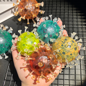 Juguete Sensorial Antiestrés y para el Alivio de la Ansiedad, de Plástico con Forma de Virus, para Niños Unisex - Product Image 2