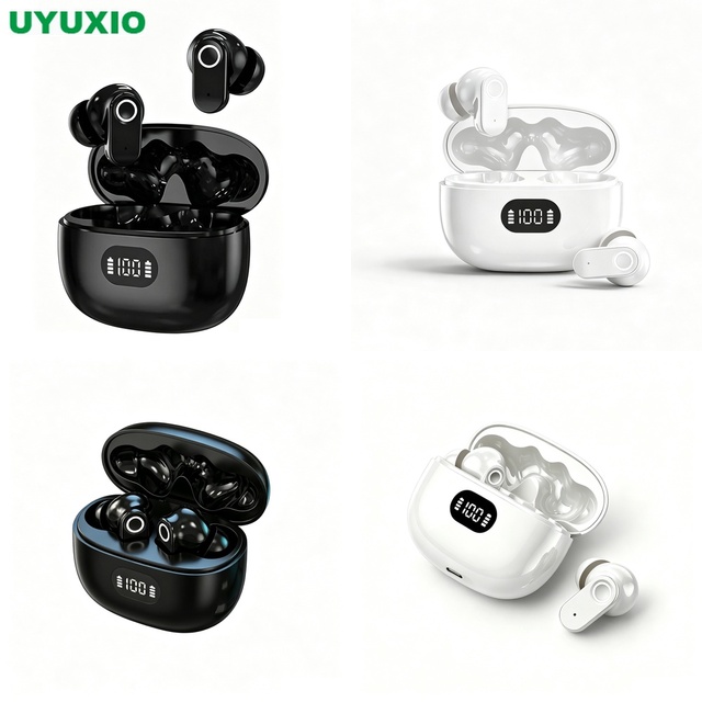Wireless Earbuds Stereo Earbuds with HiFi Sound Clear Calls 36H Music Playtime Smart Touch Control for Business Travel Sports