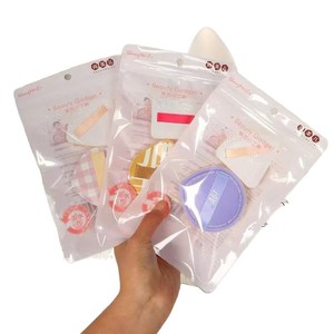 Shangmeier Water Drop Cotton Powder Puff, 2 paquets d'éponges douces pour la peau, pour une utilisation sèche ou humide - Product Image 5