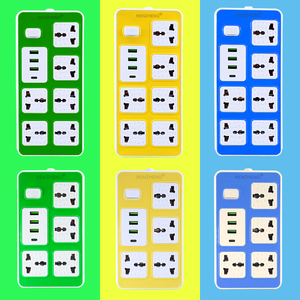 Cordon d'alimentation universel multi-prises pour prise d'extension de carte domestique avec USB pour multiprise Tanzanie - Product Image 5