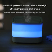 Ménage 800ML télécommande bois coloré veilleuse humidificateur grand volume de brume bureau ultrasons aromathérapie diffuseur