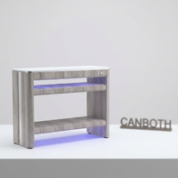 Séchoir à ongles de table double ou triple, design moderne et minimaliste pour 2-3 personnes, idéal pour les salons de manucure professionnels
