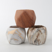 Mini pot de fleurs en céramique artisanale nordique en grès rustique en porcelaine pour plantes succulentes