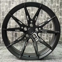Jantes forgées personnalisées Matt Black R2 18/19/20/21/22 pouces pour BMW E46/E92/F80/G20/G22/F10 Mercedes W213/W218 Audi Porsche