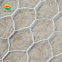 Machine à tisser Gabion 1.5x1x1 boîte en forme de trou hexagonal tissé et enduit de PVC galvanisé traitement de coupe de fil d'acier et de fer