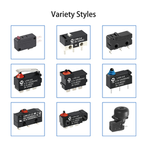 마이크로 스위치, 터미널 및 레버 포함, 맞춤형, 누름식, 10A 250VAC, RoHS 준수, PA66 - Product Image 5