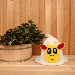 Custom Rolking 100% Wool <b>Sauna</b> Hat for Adults Image Cartoon Animal Design Full Color Packaging Customization OEM/ODM Order - Product Image 4