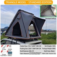 Tente de camping personnalisée pour camionnette, pour camionnettes de taille moyenne, 4x4