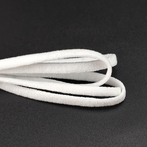 Corde élastique bon marché avec embouts en plastique Logo conforme ROHS Chaussures Sac à cordon et lacets Accessoires Vêtements enduits Utilisation - Product Image 4