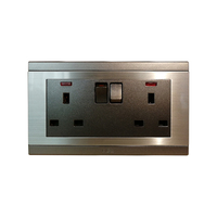 Prise MGA Twin UK avec interrupteur et indicateur et USB Type a & C PD 18W